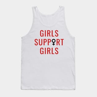 Girls Support Girls | Feminist Art Tank Top